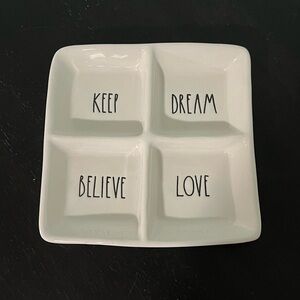 50% OFF BUNDLES Rae Dunn “Keep Dream Believe Love” Trinket Dish